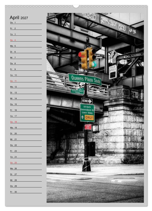 New York Colorkey (CALVENDO Wandkalender 2027)