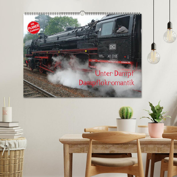 Unter Dampf - Dampflokromantik (CALVENDO Wandkalender 2027)
