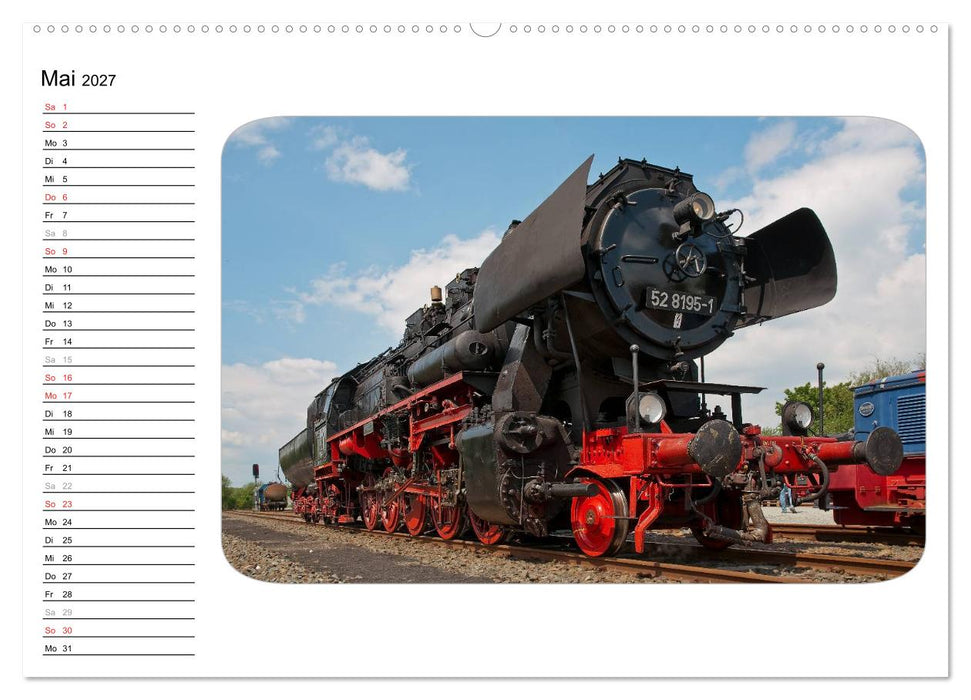 Unter Dampf - Dampflokromantik (CALVENDO Wandkalender 2027)