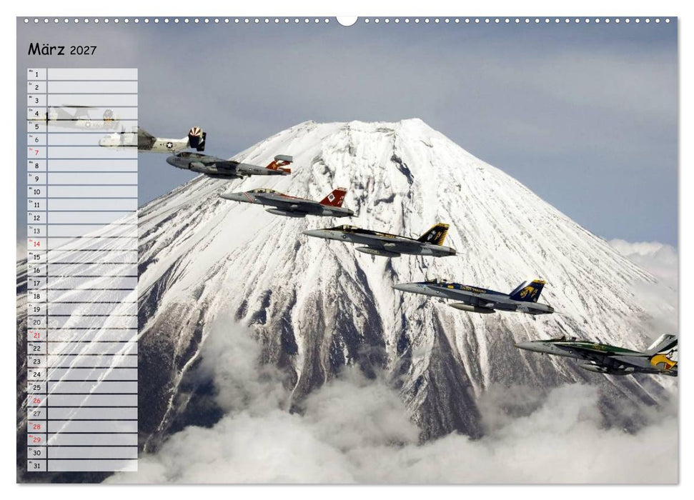 Luftwaffe. Kampfflugzeuge der USA (CALVENDO Wandkalender 2027)
