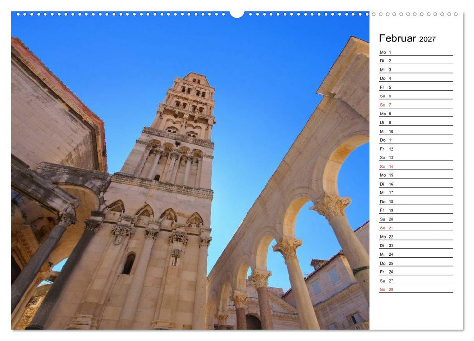Split - Metropole Dalmatiens (CALVENDO Wandkalender 2027)