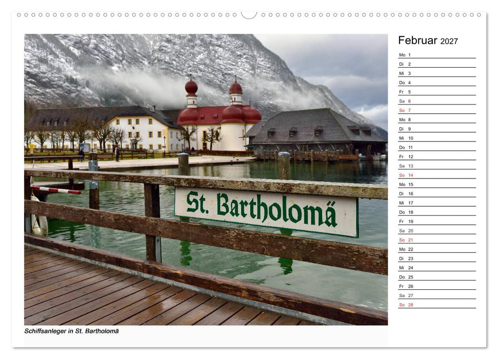 Willkommen am Königssee (CALVENDO Premium Wandkalender 2027)