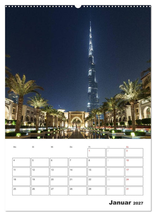 Vertical Dubai 2027 (CALVENDO Wandkalender 2027)