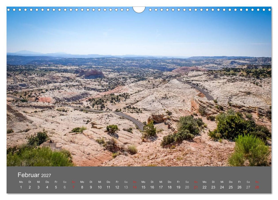 Biker Paradies - Die Canyons der USA (CALVENDO Wandkalender 2027)