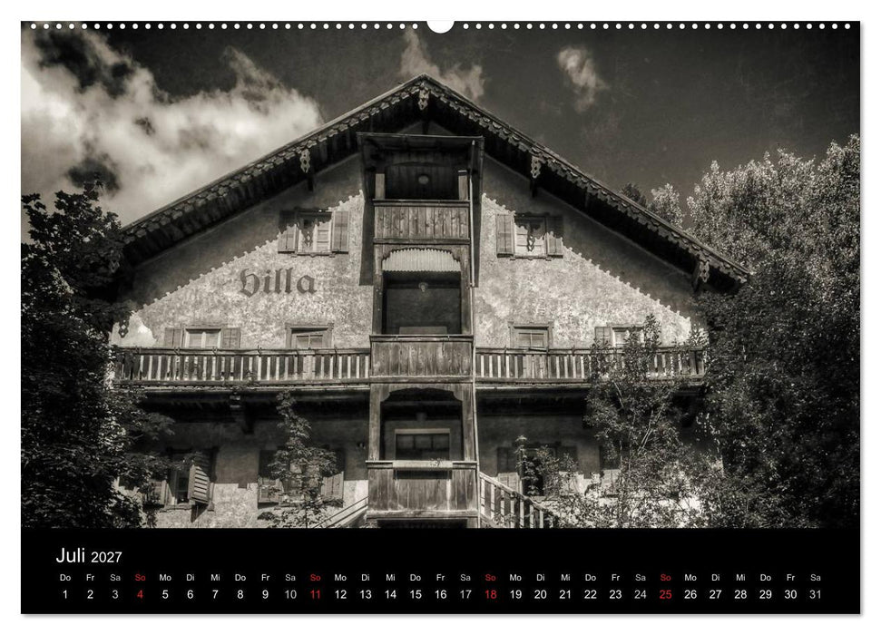 Lost Places Geisterhäuser (CALVENDO Premium Wandkalender 2027)
