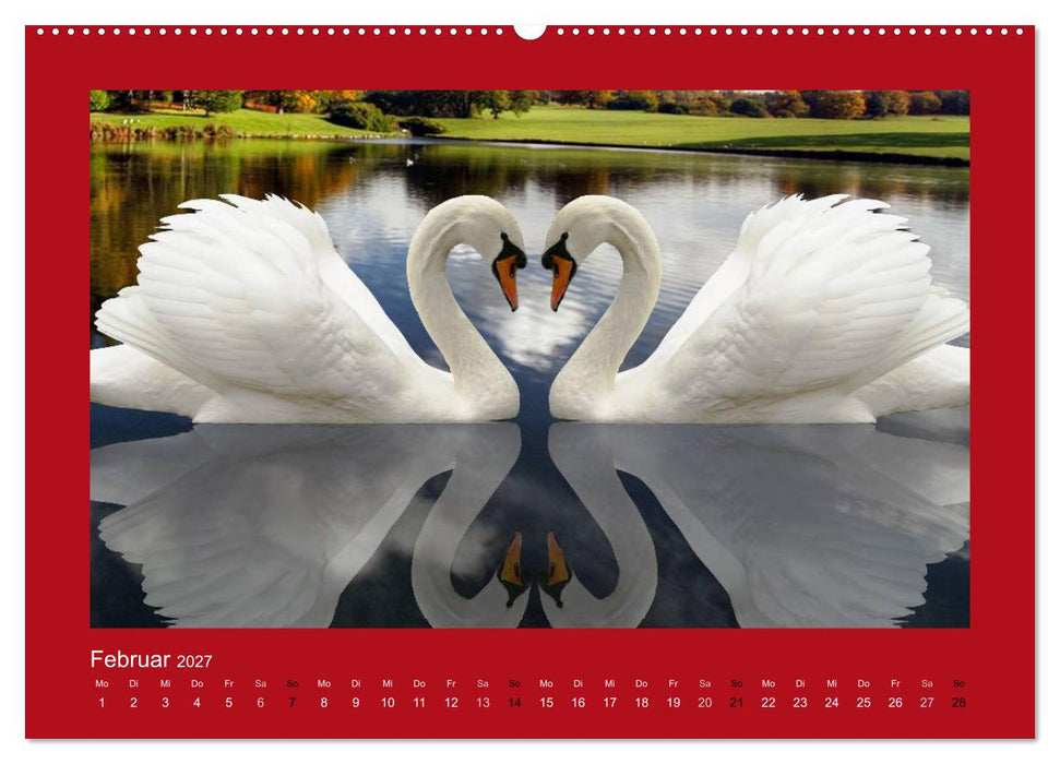 Botschaften mit Herz! (CALVENDO Premium Wandkalender 2027)