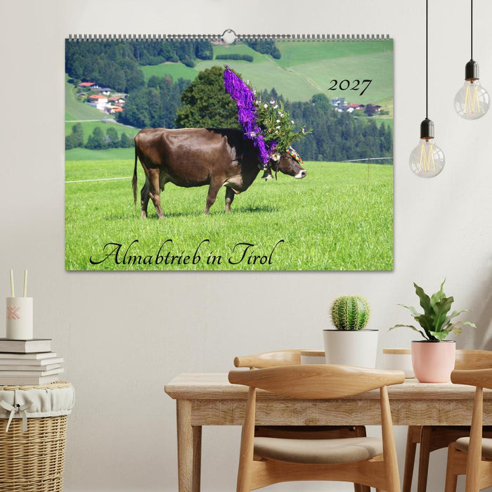 Almabtrieb in Tirol (CALVENDO Wandkalender 2027)
