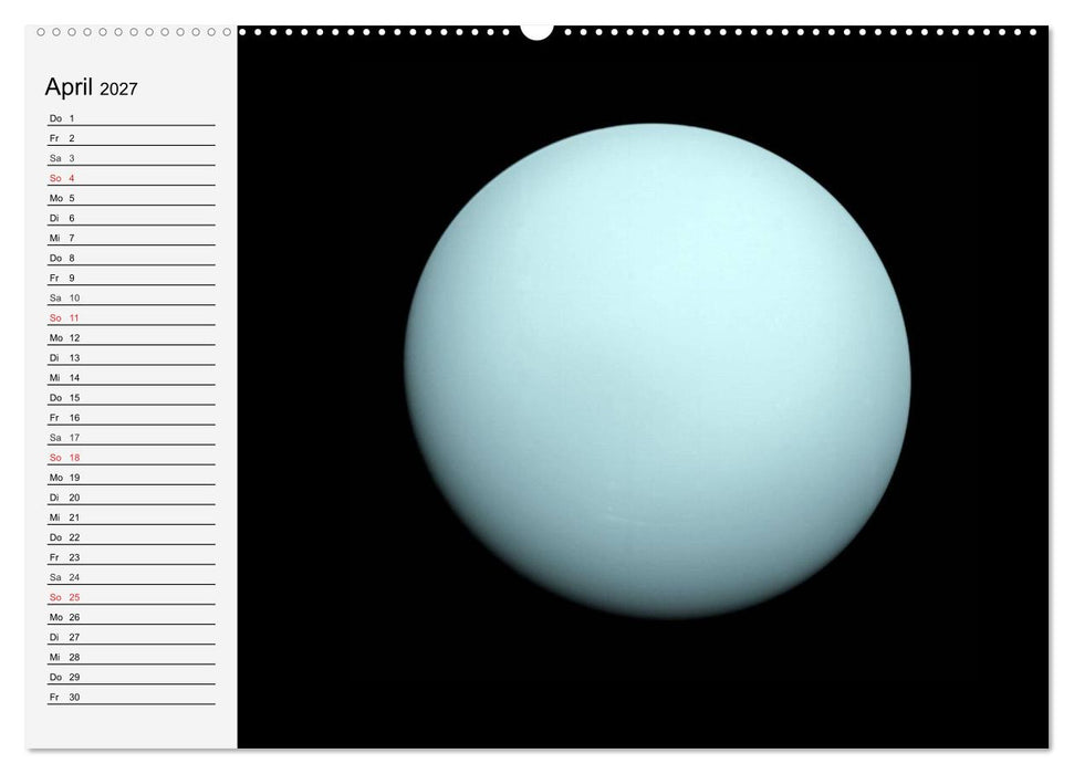 Sonne, Monde und Planeten (CALVENDO Premium Wandkalender 2027)