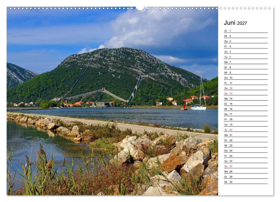 Kroatien - Traumhafte Landschaften und faszinierende Städte (CALVENDO Premium Wandkalender 2027)