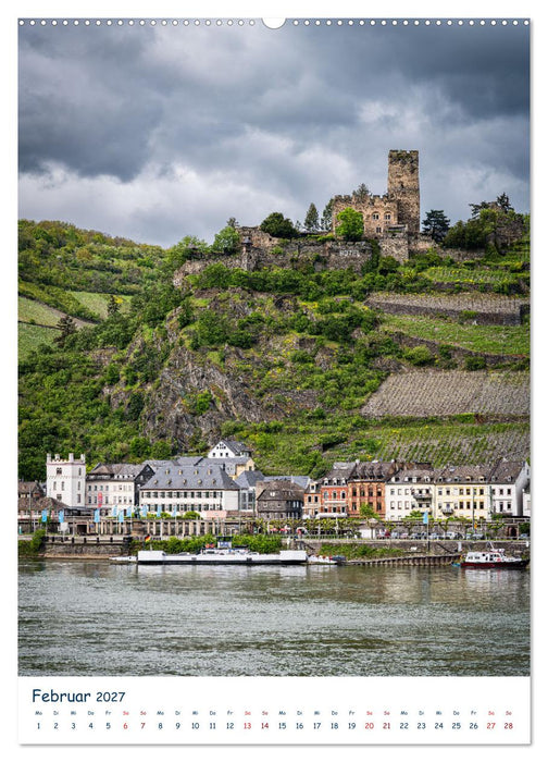 Burgen und Burgruinen am Mittelrhein (CALVENDO Wandkalender 2027)