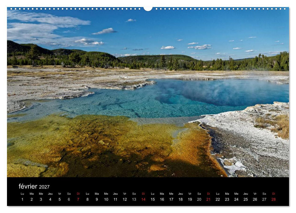 Yellowstone Un grand parc américain (CALVENDO Calendrier supérieur 2027)