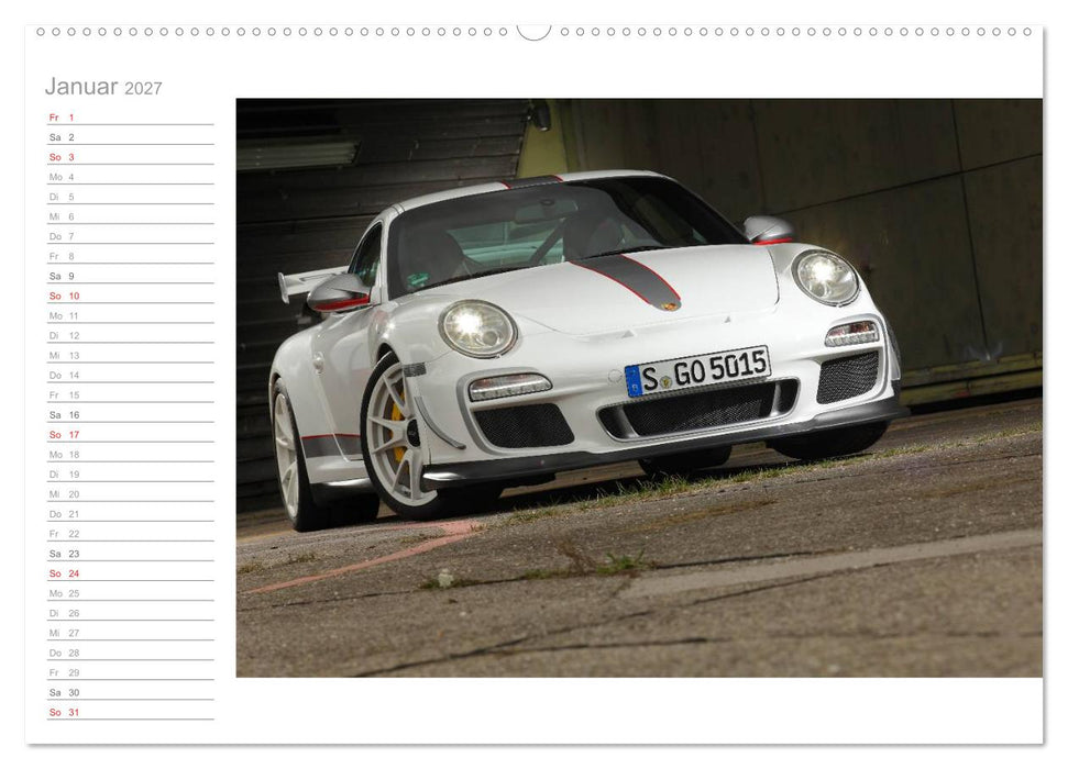 Porsche GT3RS 4,0 (CALVENDO Wandkalender 2027)