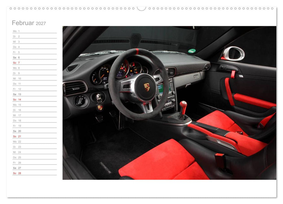 Porsche GT3RS 4,0 (CALVENDO Wandkalender 2027)