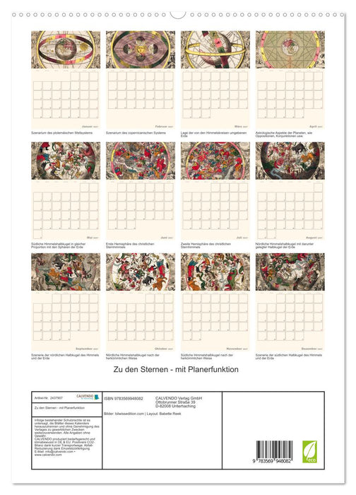 Zu den Sternen - mit Planerfunktion (CALVENDO Premium Wandkalender 2027)