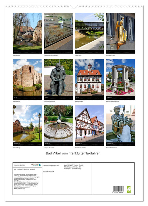 Bad Vilbel vom Frankfurter Taxifahrer (CALVENDO Wandkalender 2027)