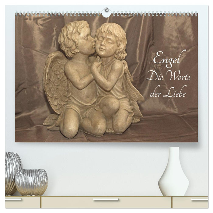 Engel - Die Worte der Liebe (CALVENDO Premium Wandkalender 2027)