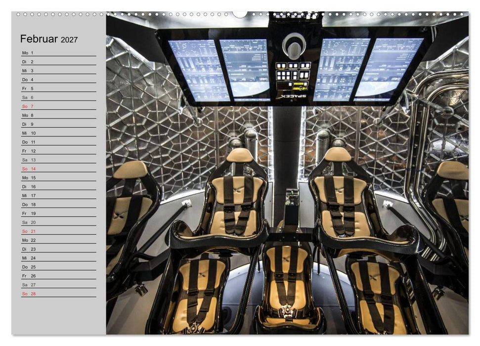 Space Shuttle. Impressionen aus der Raumfahrt (CALVENDO Premium Wandkalender 2027)
