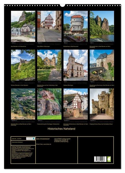 Historisches Naheland (CALVENDO Wandkalender 2027)