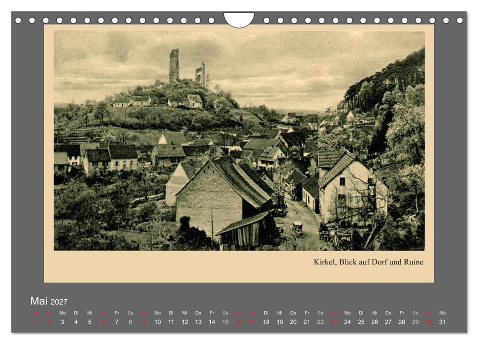 Saarland - vunn domols (frieher), Neue Ansichten vom Saarpfalz-Kreis (CALVENDO Wandkalender 2027)