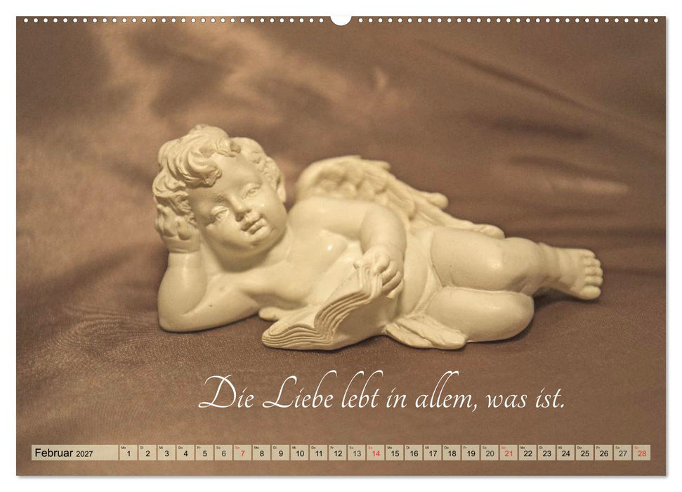 Engel - Die Worte der Liebe (CALVENDO Wandkalender 2027)