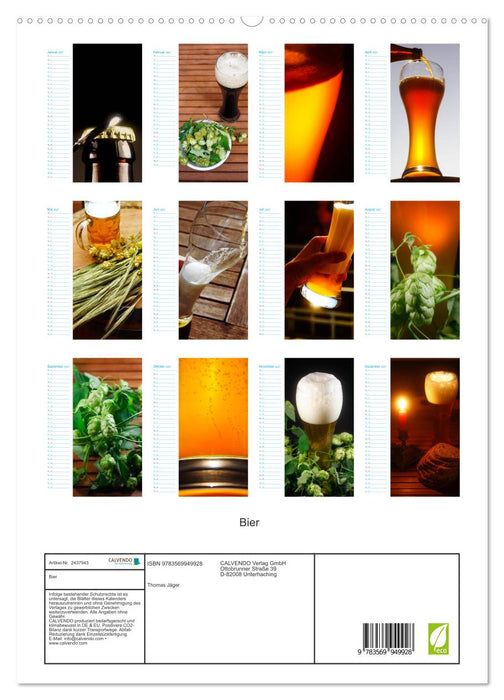 Bier (CALVENDO Premium Wandkalender 2027)