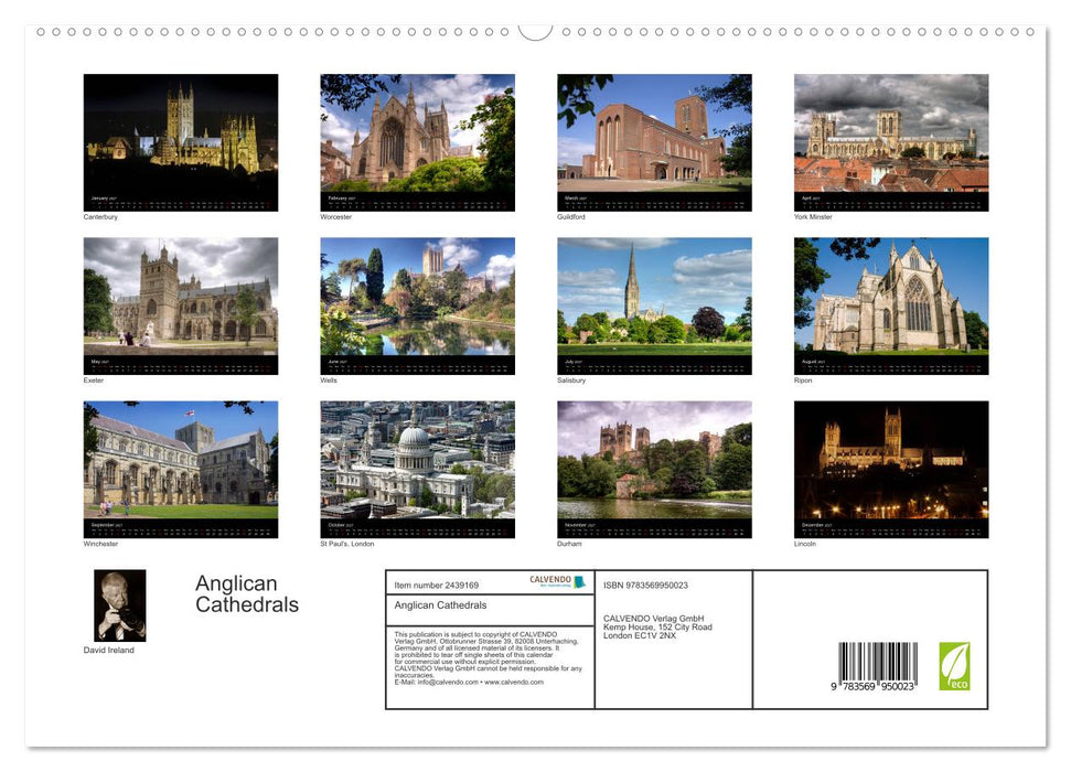 Anglican Cathedrals (CALVENDO Premium-Calendar 2027)
