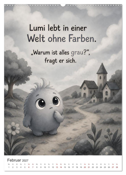 Lumi - der kleine Farbfinder (CALVENDO Wandkalender 2027)