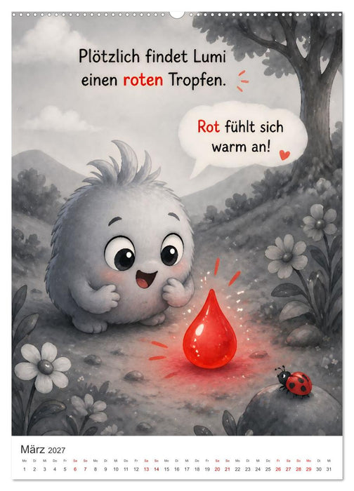 Lumi - der kleine Farbfinder (CALVENDO Wandkalender 2027)