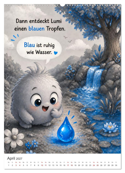 Lumi - der kleine Farbfinder (CALVENDO Wandkalender 2027)