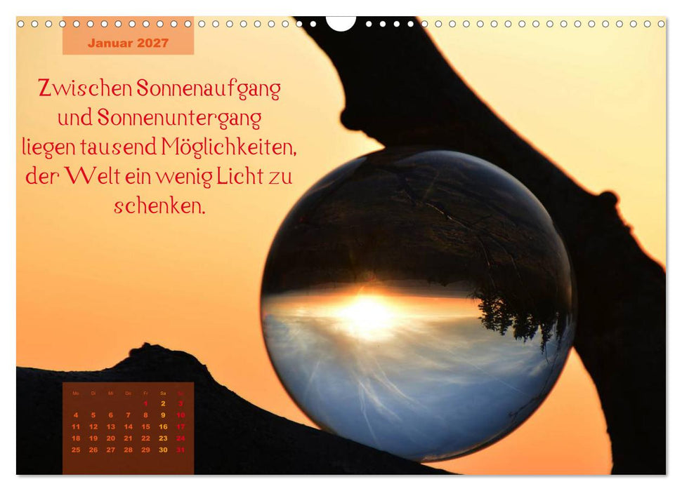 Die Welt in der Kugel (CALVENDO Wandkalender 2027)