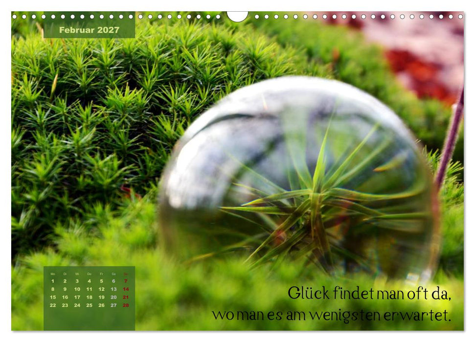 Die Welt in der Kugel (CALVENDO Wandkalender 2027)