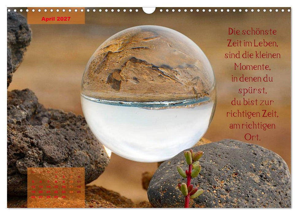 Die Welt in der Kugel (CALVENDO Wandkalender 2027)