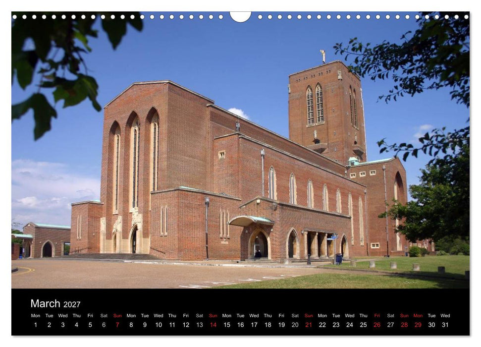 Anglican Cathedrals (CALVENDO Monthly Calendar 2027)