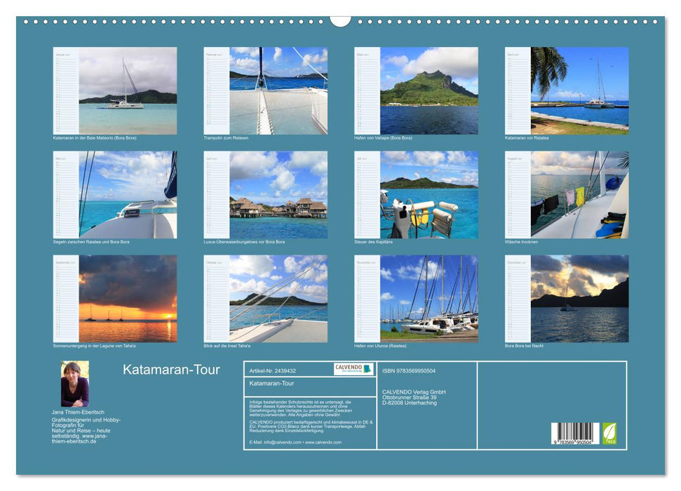 Katamaran-Tour (CALVENDO Wandkalender 2027)