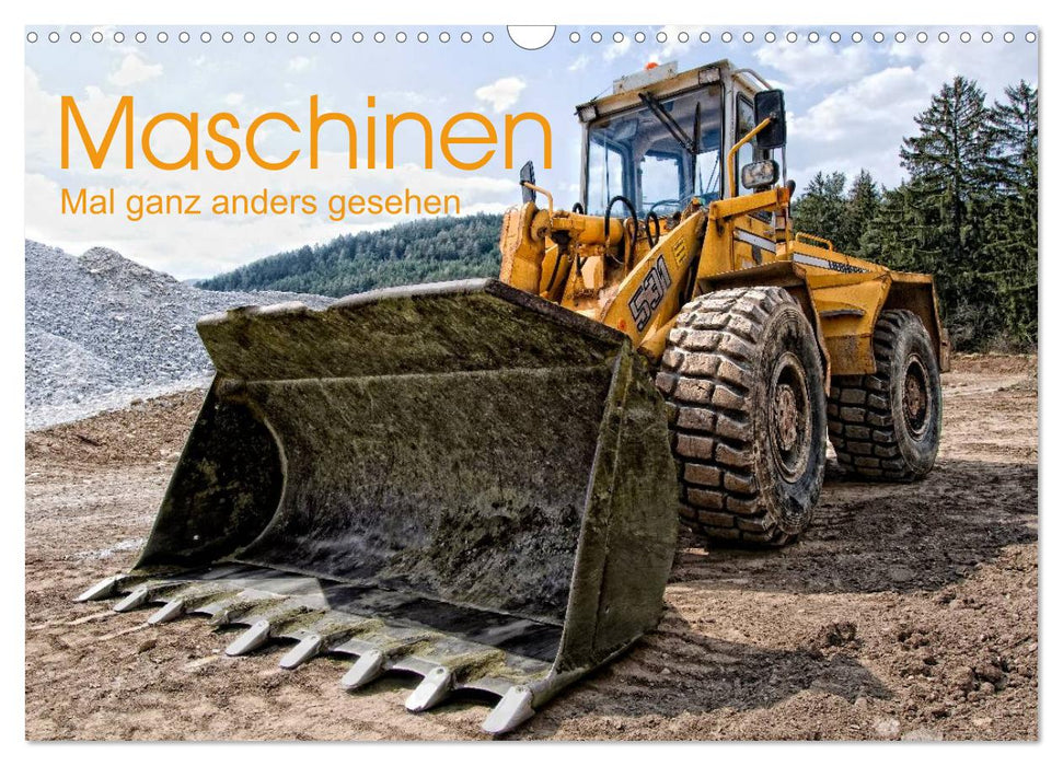 Maschinen - Mal anders gesehen (CALVENDO Wandkalender 2027)
