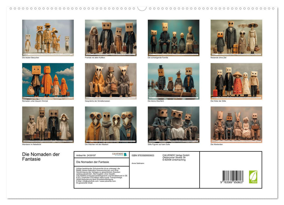Die Nomaden der Fantasie (CALVENDO Premium Wandkalender 2027)