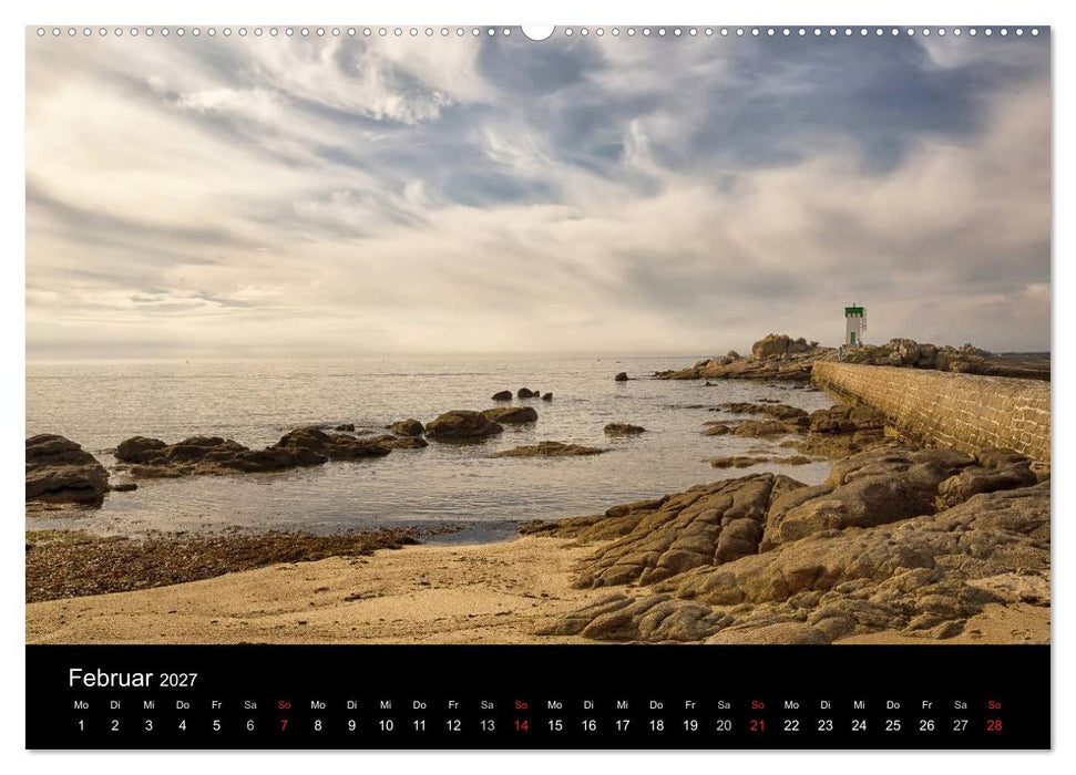 Bretagne entlang der Küste (CALVENDO Wandkalender 2027)
