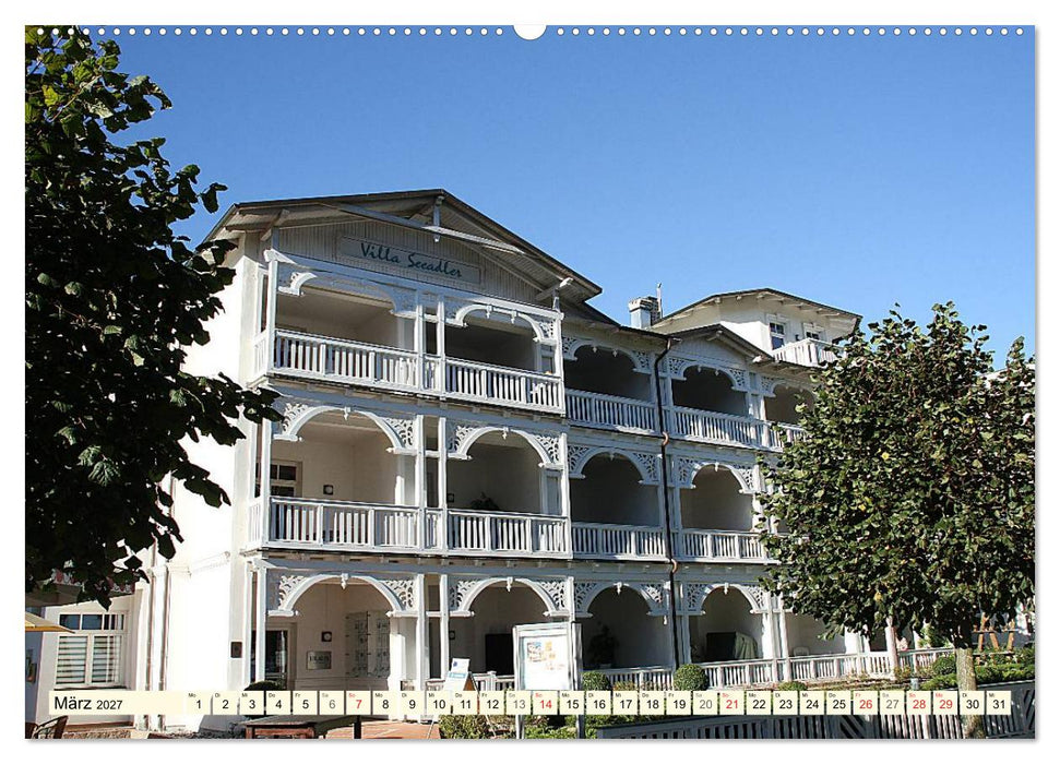 Historische Bäderarchitektur Rügen (CALVENDO Wandkalender 2027)
