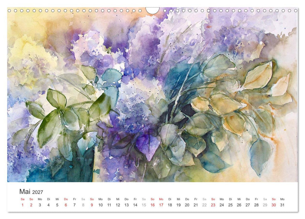 Blütenzauber - Aquarelle von ECKARD FUNCK (CALVENDO Wandkalender 2027)