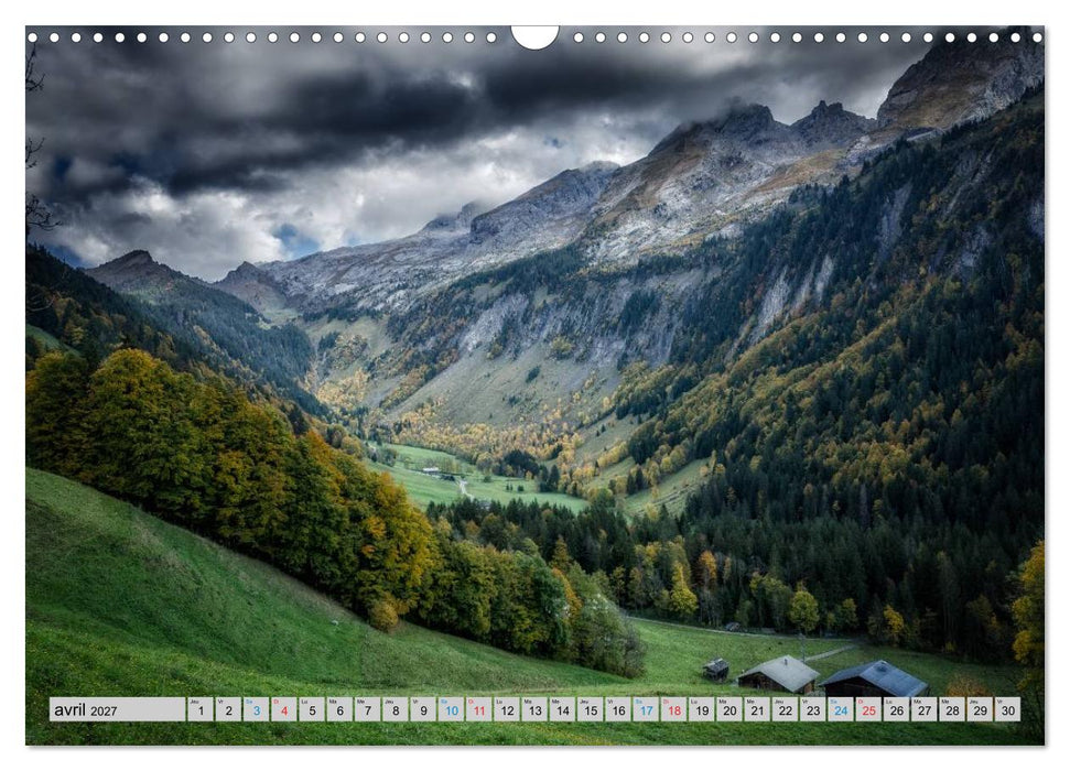 Un automne en Haute-Savoie (CALVENDO Calendrier mensuel 2027)