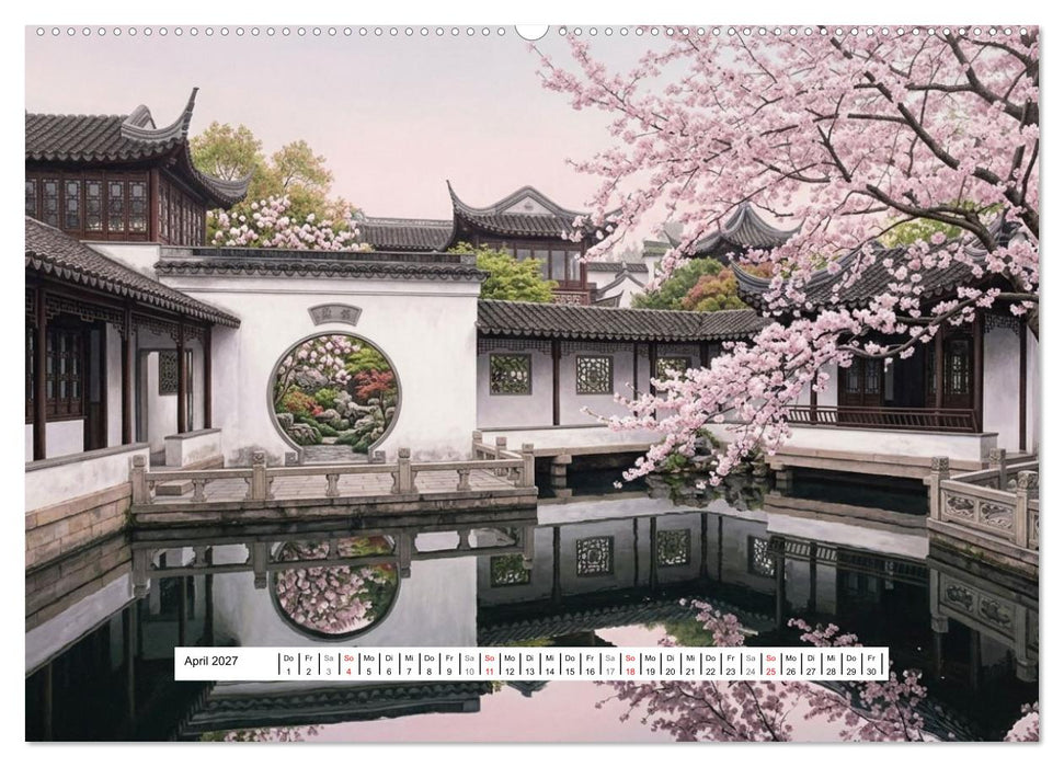 Sehnsucht nach Suzhou (CALVENDO Wandkalender 2027)