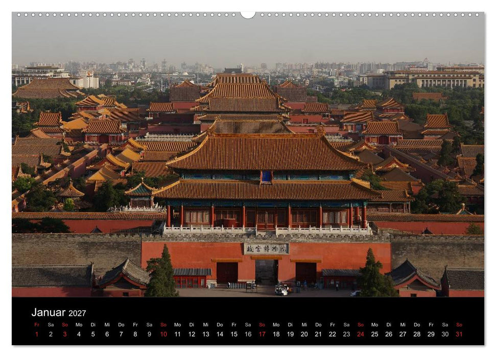 China 2027 - Metropolen und Landschaften (CALVENDO Premium Wandkalender 2027)