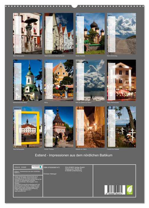 Estland - Impressionen aus dem nördlichen Baltikum (CALVENDO Premium Wandkalender 2027)