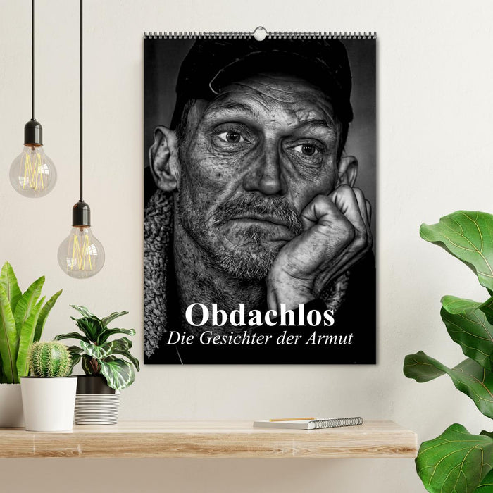 Obdachlos. Die Gesichter der Armut (CALVENDO Wandkalender 2027)