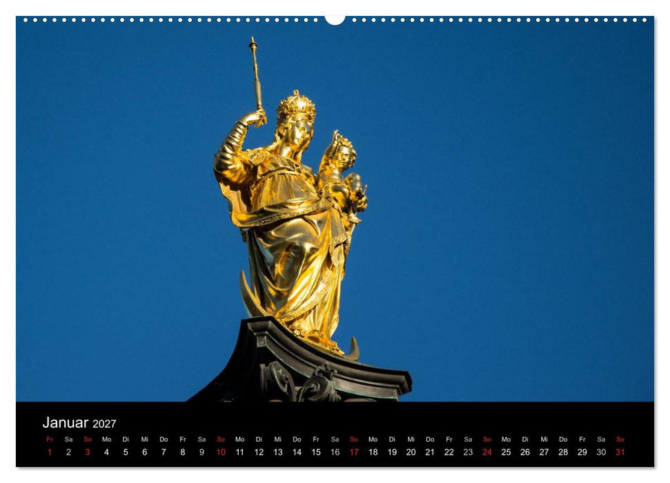 Jakobsweg München-Lindau (CALVENDO Wandkalender 2027)