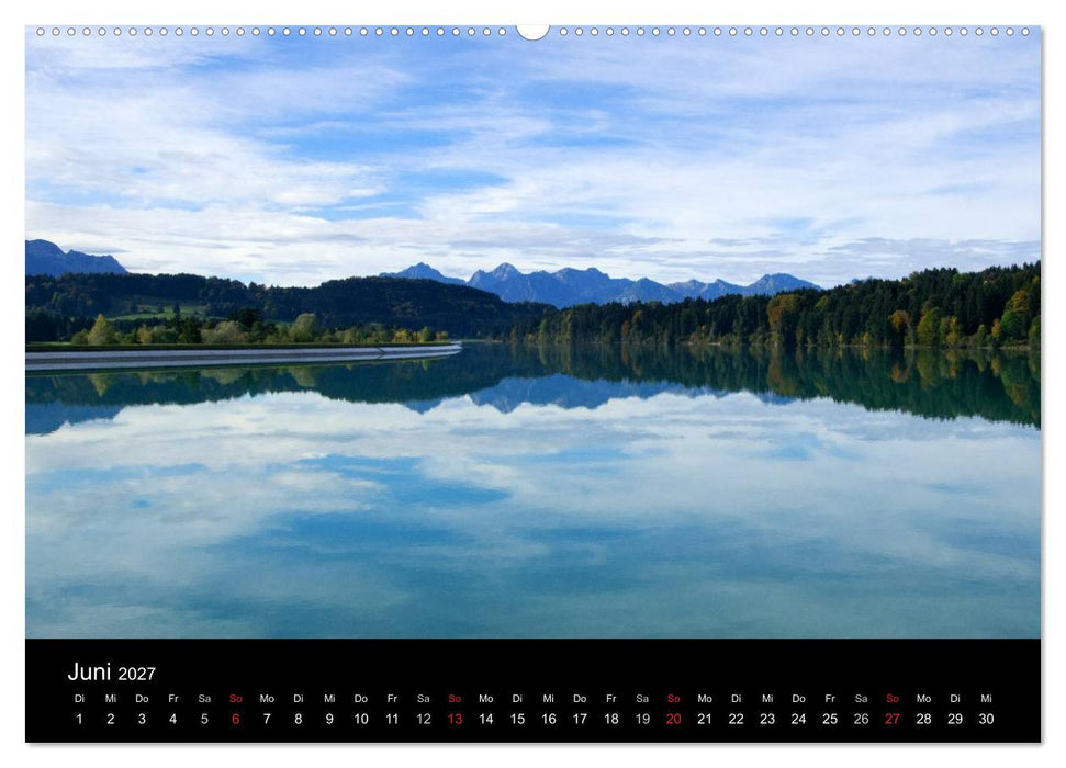 Jakobsweg München-Lindau (CALVENDO Wandkalender 2027)