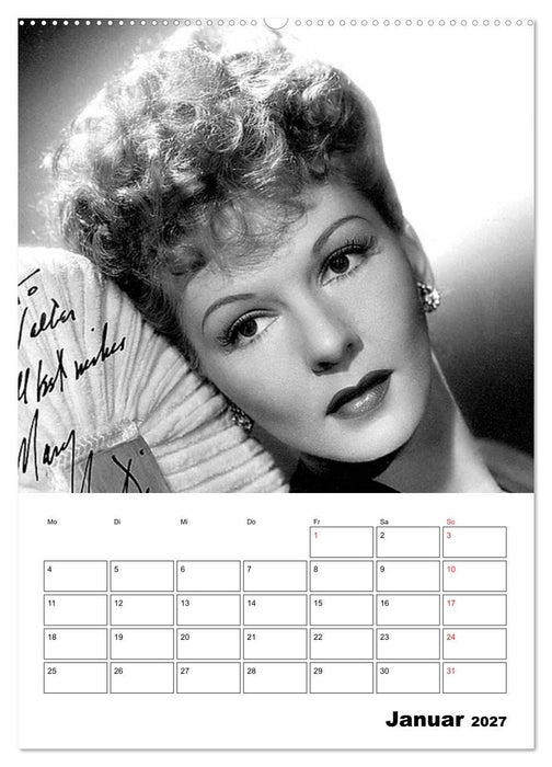 Legenden - Unvergessene Filmstars (CALVENDO Wandkalender 2027)