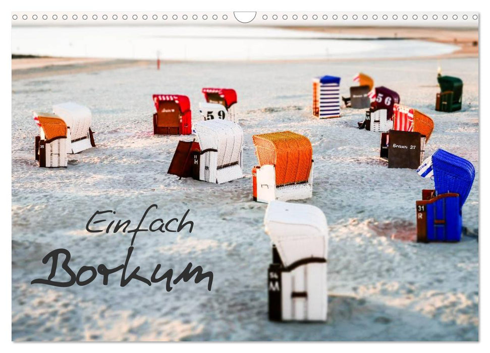 Einfach Borkum (CALVENDO Wandkalender 2027)