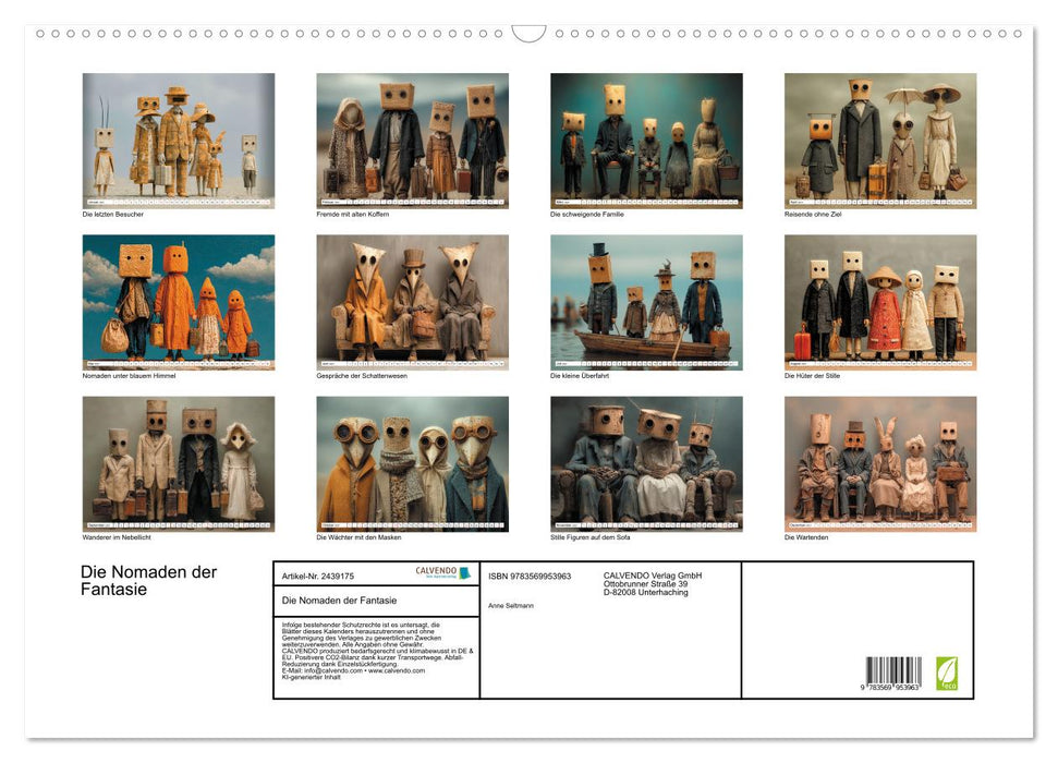 Die Nomaden der Fantasie (CALVENDO Wandkalender 2027)