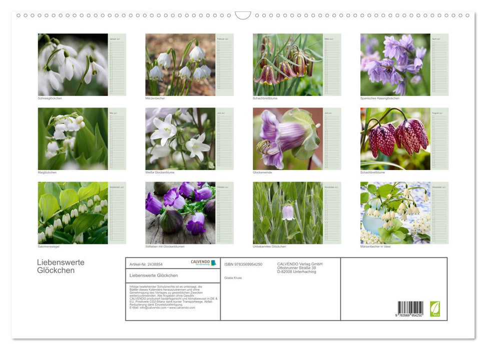 Liebenswerte Glöckchen (CALVENDO Wandkalender 2027)